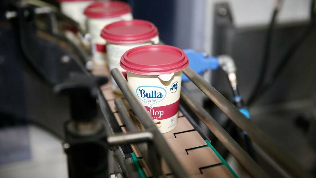 CREAMING IT: Bulla had had a good year on the sales front, with its cream sales and market share reaching an all-time high.
