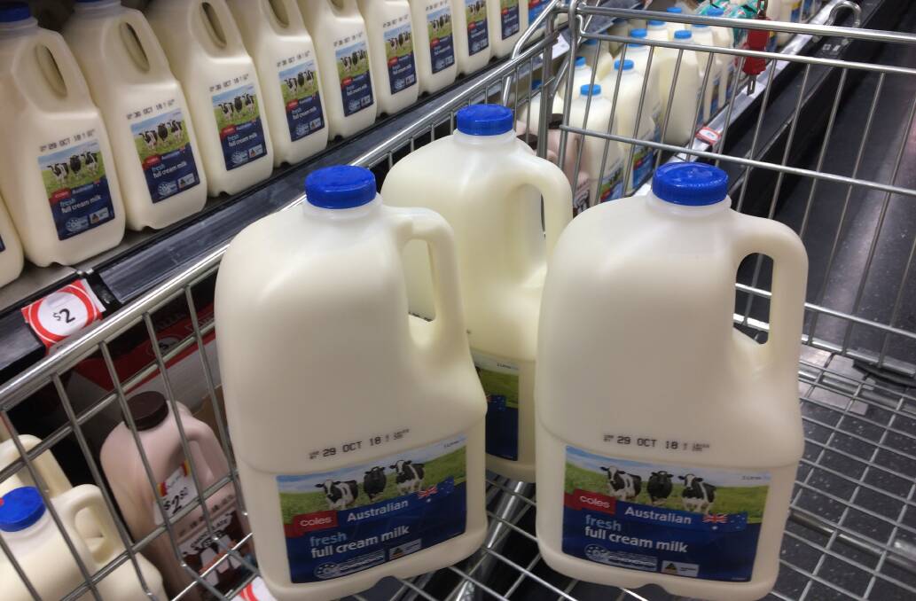 In 2011, the "milk war" broke out, when Coles had the idea of luring shoppers from Woolworths by selling milk at $1 a litre. File picture