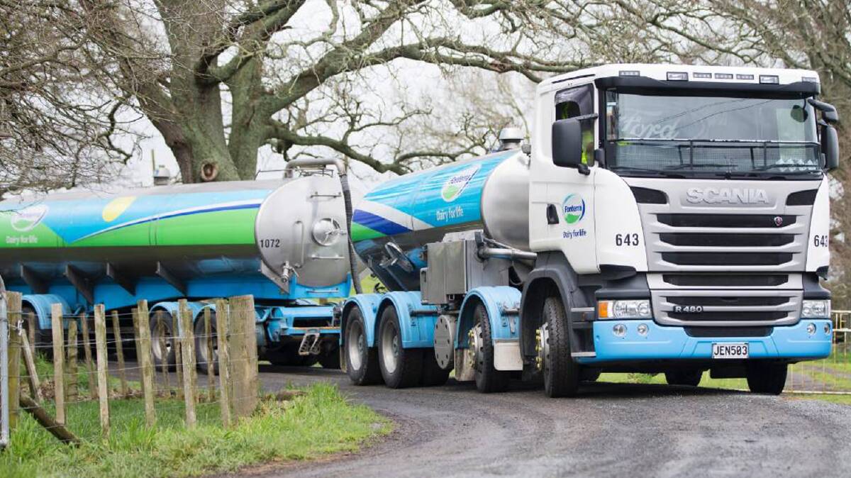 PRICE LIFT: Fonterra has lifted its NZ forecast farmgate milk price.