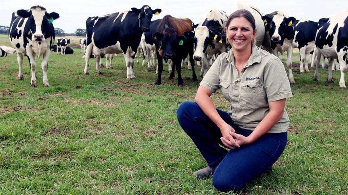 HOST: Western Australian dairy farmer Bonnie Ravenhill hosted online lessons for students earlier this year.
