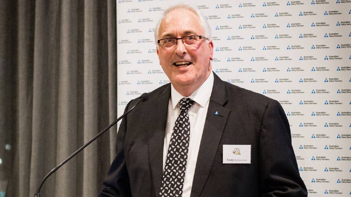 CHALLENGE: Australian Dairy Farmers president Terry Richardson says delivering change will be a challenge.