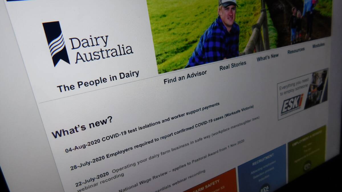 USEFUL TOOLS: Find what you need for your career in dairy at thepeopleindairy.org.au.