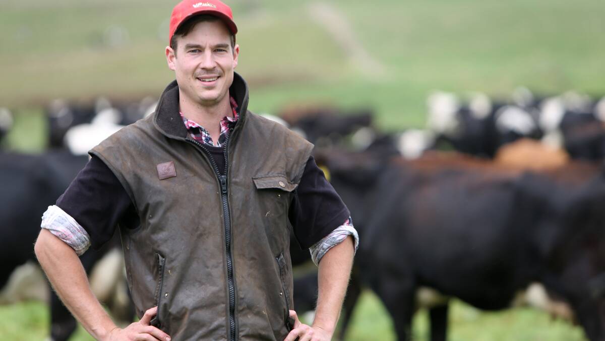 APP USED: Brodie Hill uses DataGene's Good Bulls App to search for bulls with the traits he is looking for in each breed. 