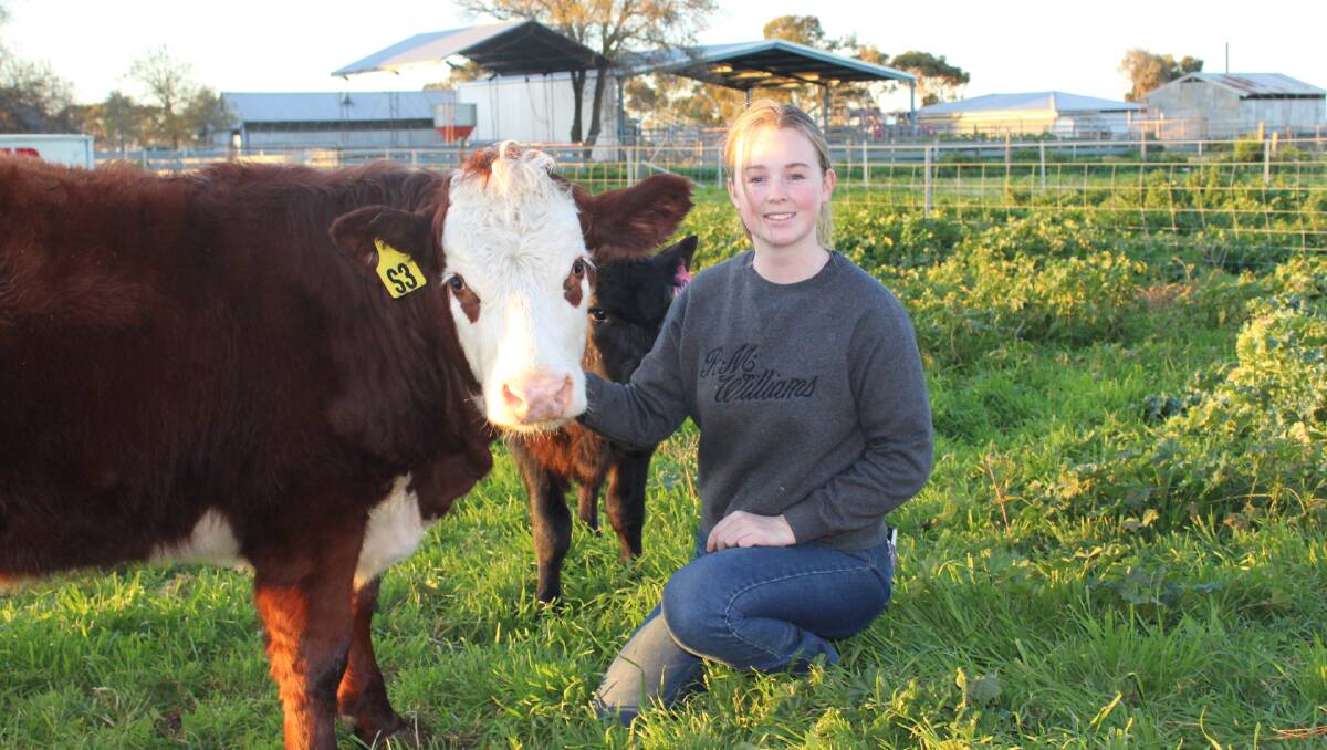 Anastasia Rea received a Gardiner Foundation tertiary scholarship to study at Longerenong Agricutlural College. Picture from Gardiner Foundation