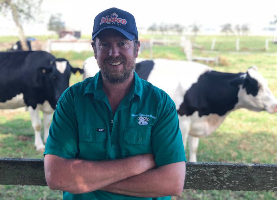 PROTEST: Dorrigo, NSW, dairy farmer Heath Cook resigned from LPAC in protest at the levy poll options offered.
