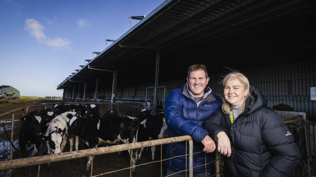 John and Rochelle Pekin are expanding their dairy business and building sustainability into the operation. Picture supplied