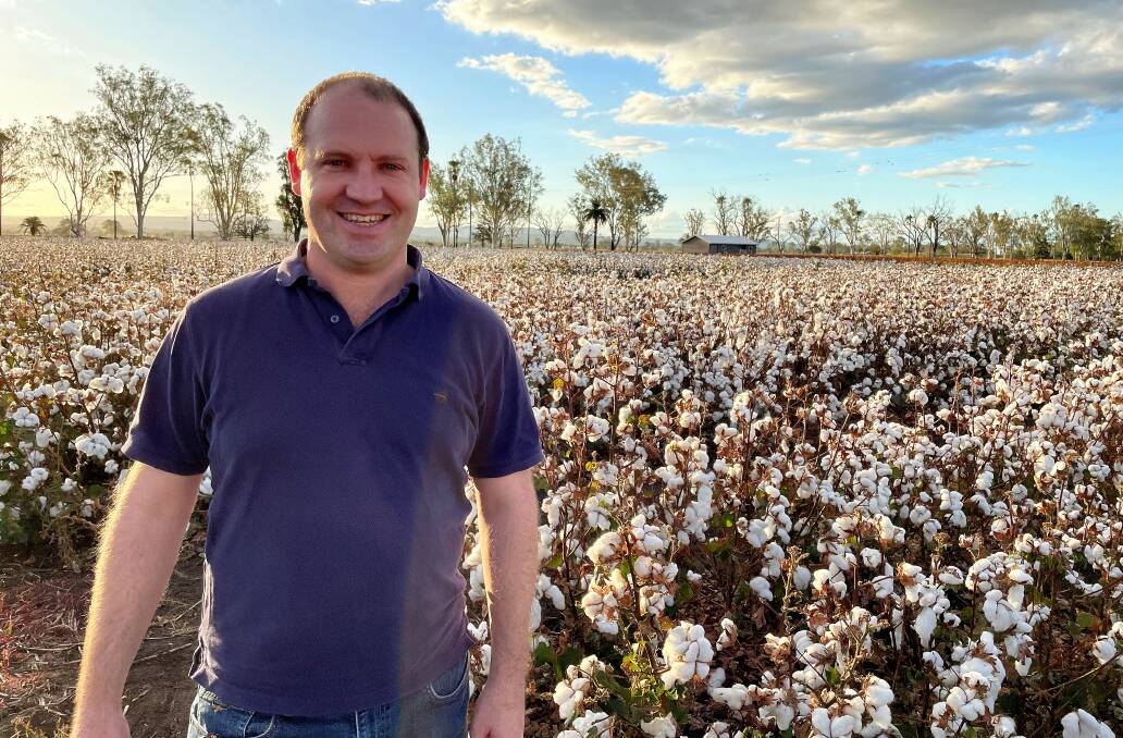 University of Queensland soil scientist Dr Tim McLaren (pictured) and colleague Professor Mike Bell, who is an agronomist, are researching whether higher yielding cotton crops need more of the major nutrients, nitrogen and phosphorus.