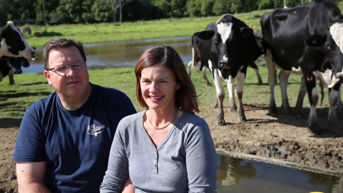 Marcus and Sarah Bucher are supporting a new Dairy Australia safety program that gives farmers the tools they need to create a safe work environment.