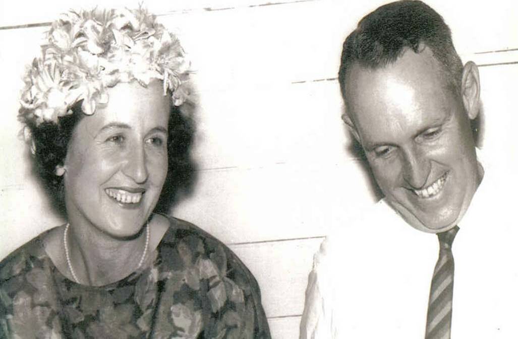 Lorna with husband Alan Shannon. 