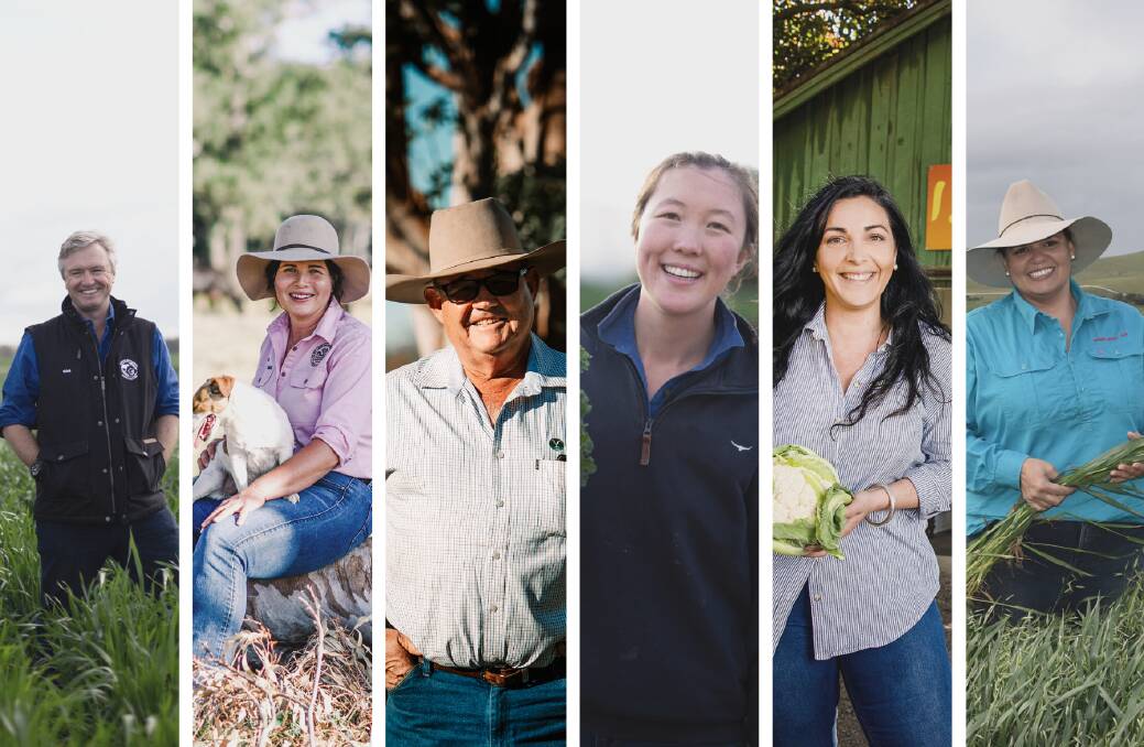 Sam Heagney, Kay Tommerup, Henry Burke, Christina Kelman, Emma Germano and Nat Sommerville will tell their stories as part of an NFF campaign to promote the role of agriculture in the COVID-19 recovery. 