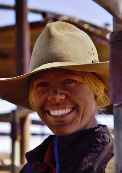 Taken at Helen Springs Station on the Northern Territory's Barkley Downs, the winning photographer Terry Lindsay said she was taken by the subject's attitude - still mustering a smile after a long day working in the yards.