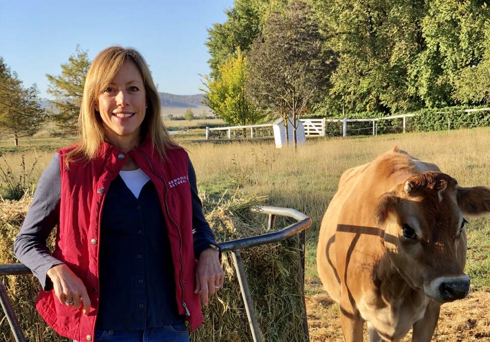 Dr Bronwyn Darlington from Agscent has developed a handheld breath sampling device, which can detect early pregnancy in livestock. Photo: Jobs NSW