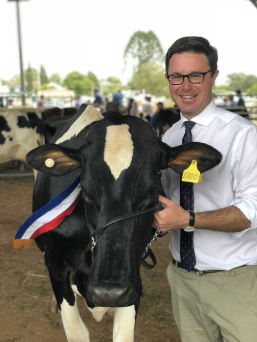 Agriculture Minister David Littleproud at Kempsey Show on Tuesday. Photo by Samantha Townsend.