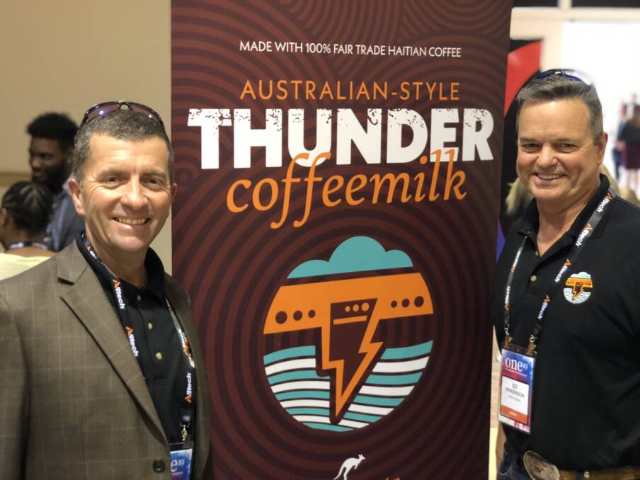 Former Queensland dairy farmer Dave Temple teamed up with Ed Henderson to create coffee milk with an Australian twist in the US. Photo by Samantha Townsend.