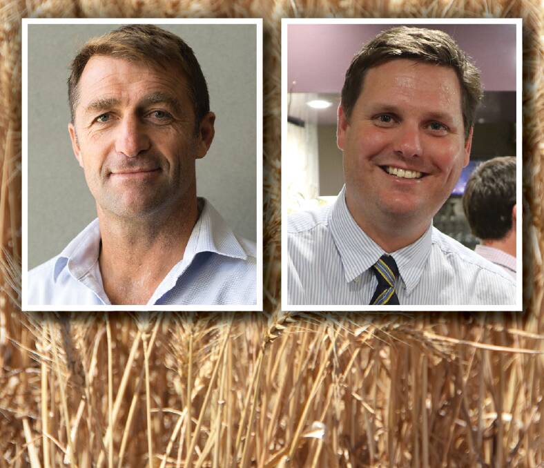 Ian Gourley and Nigel Corish are the two candidates up for election at the GrainGrowers AGM.