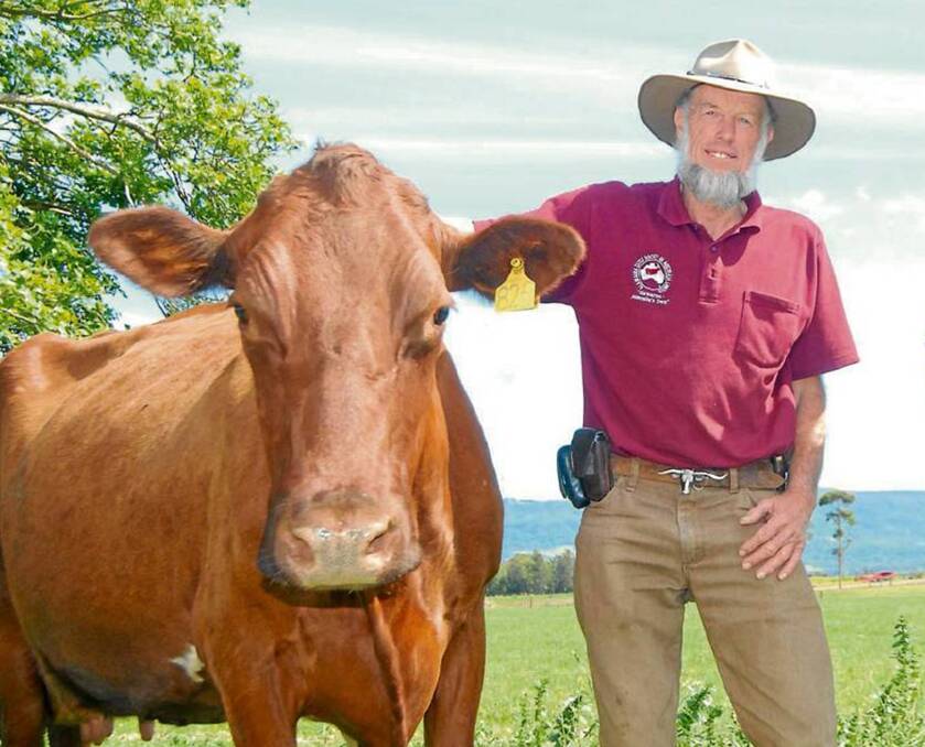 SHOW STALWART: RAS councillor and dairy farmer Geoff Cochrane, who is a steward in the beef and dairy sections.