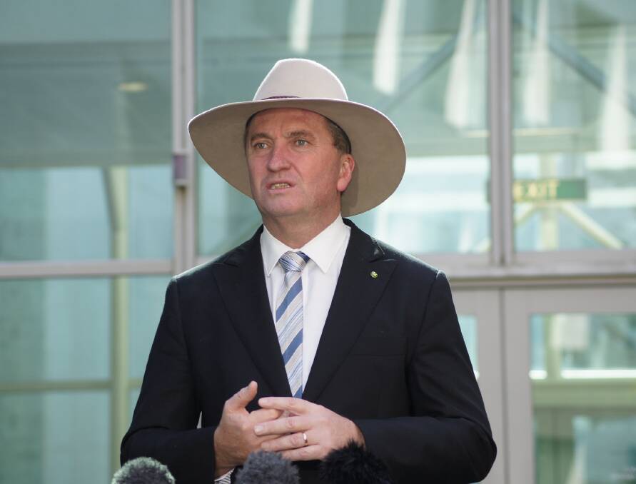FEDERAL Nationals leader and Agriculture and Water Resources Minister Barnaby Joyce.