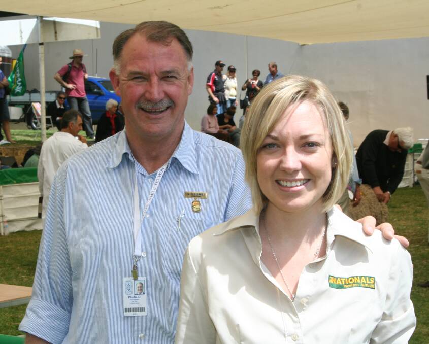 Nationals federal vice-president Dexter Davies who passed away at the weekend with his daughter and WA Nationals leader Mia Davies.