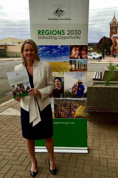 REGIONAL Development, Local Government and Regional Communications Minister Fiona Nash. Picture courtesy Twitter.