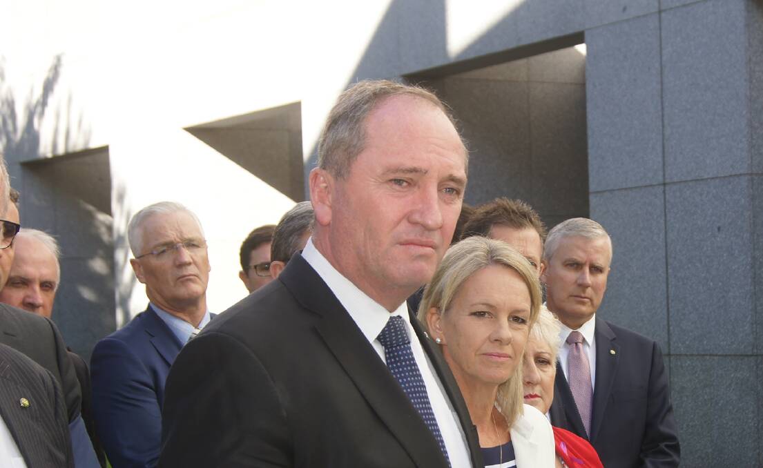 Nationals leader Barnaby Joyce and deputy-leader Fiona Nash.