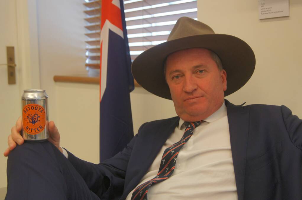 Barnaby Joyce celebrating four years as federal Agriculture Minister and Water Resources.