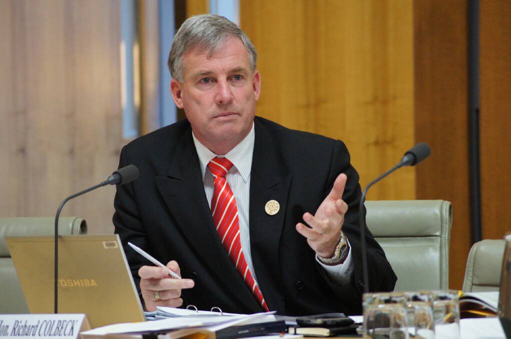 Richard Colbeck on the Rural Affairs Committee during his time in Canberra.