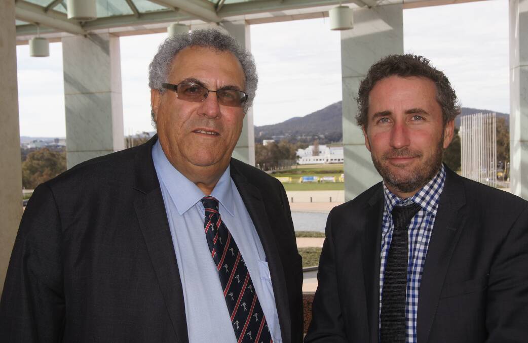 CANEGROWERS Chair Paul Schembri (left) and CEO Dan Galligan.