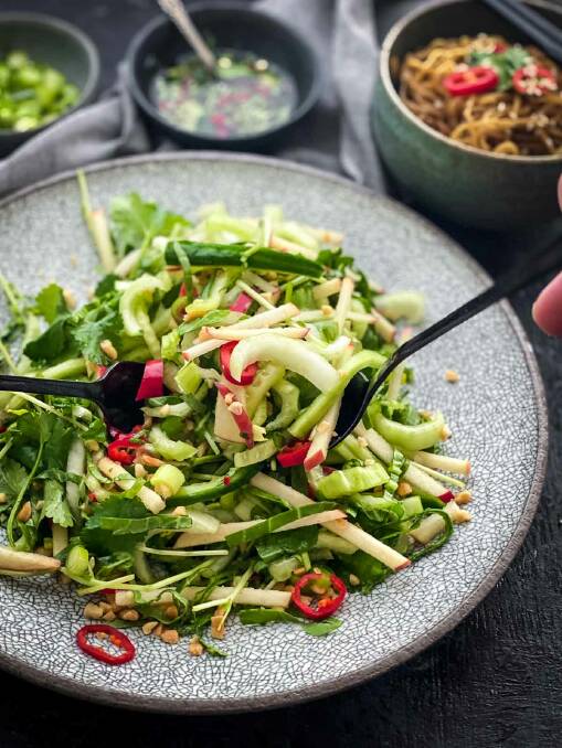 PACKED: A pak choy slaw salad is just one of the many recipes delivered by Nutrition Australia aimed at increasing vegetable consumption. 