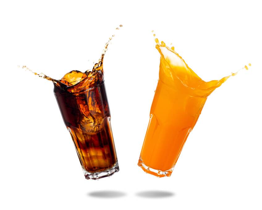 DECISION: Despite a review today, fresh fruit juice will only be given a Health Star Rating of 2.5 stars, where as diet cola scores 3.5 stars. Image: Shutterstock