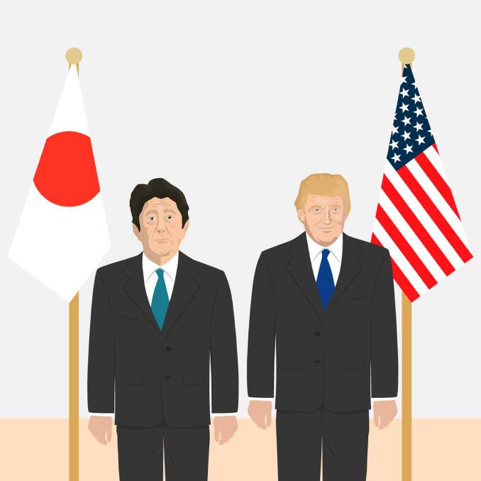 Trump's claim that America and Japan had "agreed to every point" of the trade deal was moderated in Abe's statement that there was still work to be done "finalising the content of the agreement itself".