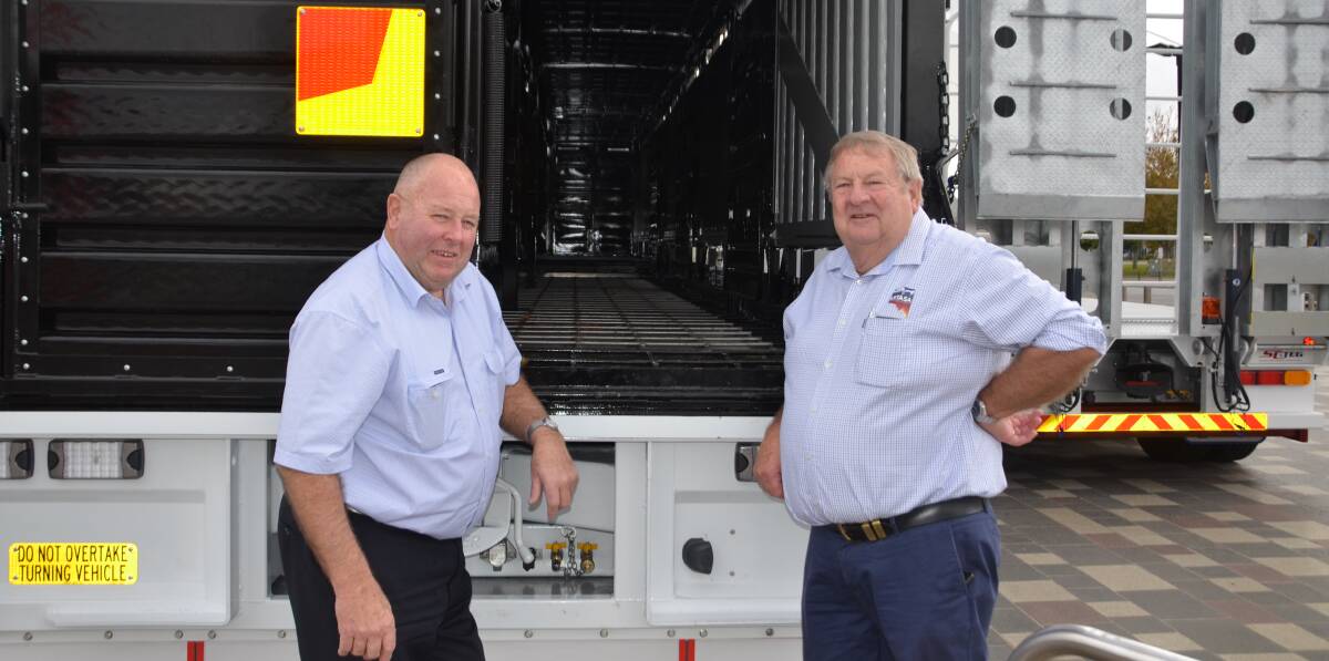 ARTASA vice president John Beer and McArdle Freight managing director Brian McArdle want more guidance about safety when loading and unloading stock.