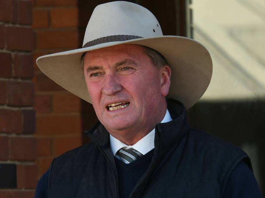 BUDGET: Barnaby Joyce has announced $483 million will go to the Urannah Dam project in Queensland. Photo: Gareth Gardner