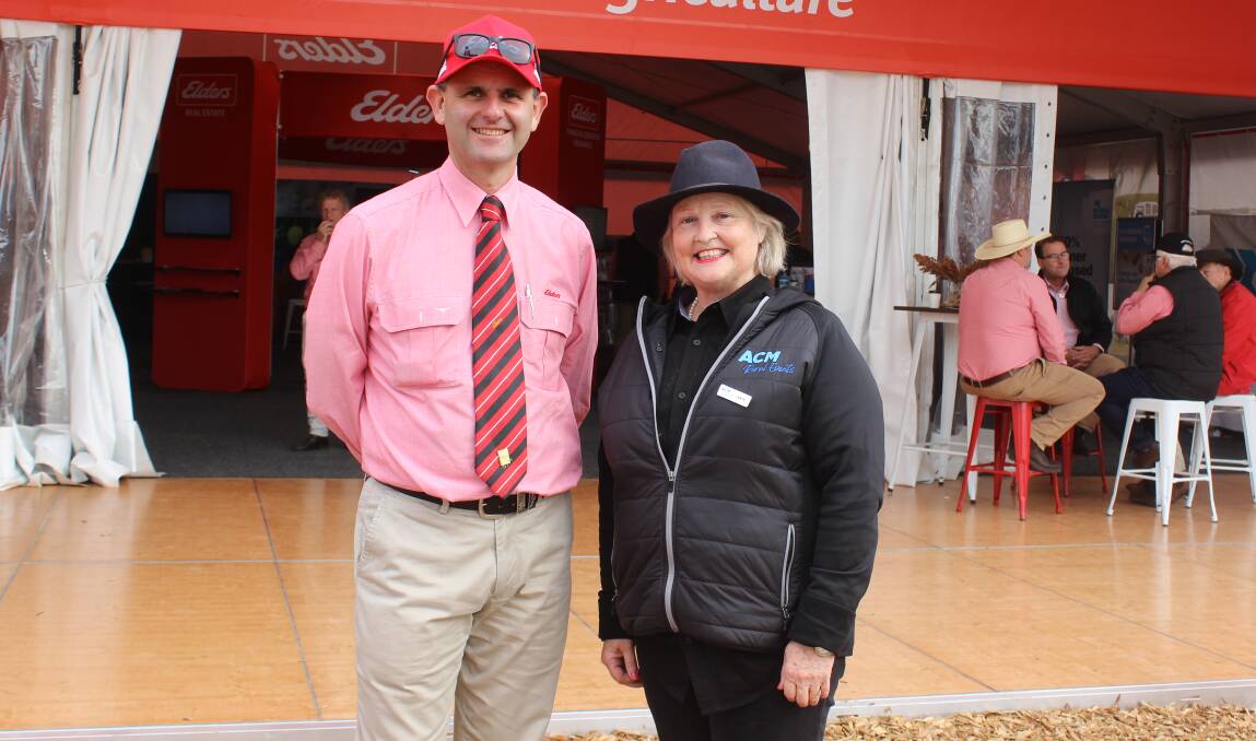 Elders state general manager Jamie Brogan with ACM Rural Events group manager Kate Nugent.