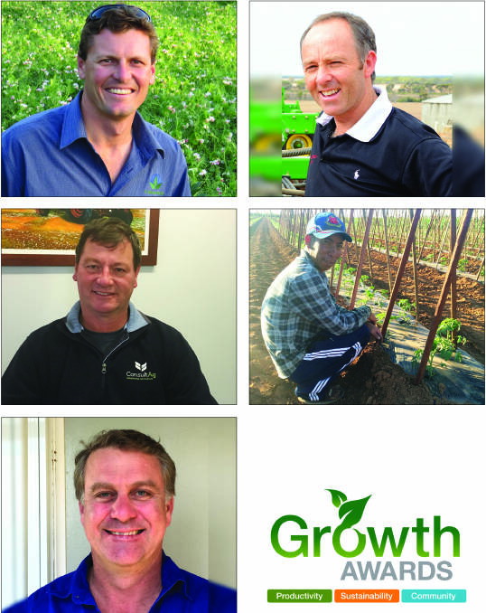 WA Regional Winners are: top left David Cameron, Farmanco; right Michael Fels, Halcyon Downs; middle left Geoff Fosbery, ConsultAg; middle right Duc Nguyen, Nguyen & Huynh; bottom Michael Nixon, Riverlodge Assets.
