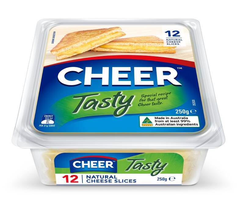 Saputo Dairy Australia re-branded its product and the new Cheer cheese has begun rolling out on supermarket shelves.
