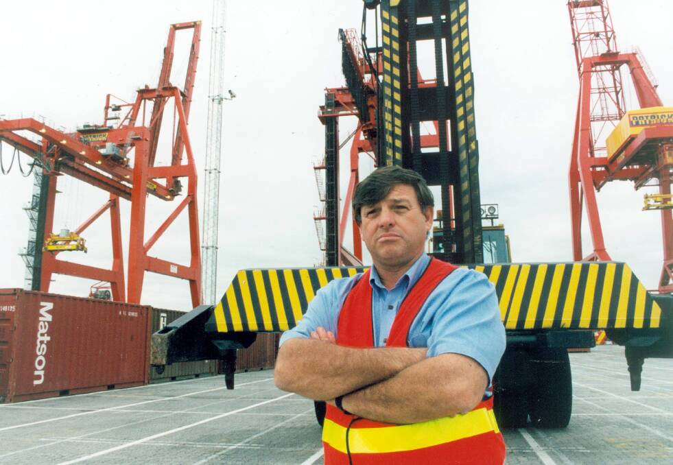 WARRIOR ON THE WHARVES: NFF president, Don McGauchie, was a central figure in a successful campaign to dilute union power on Australia's waterfront. 
