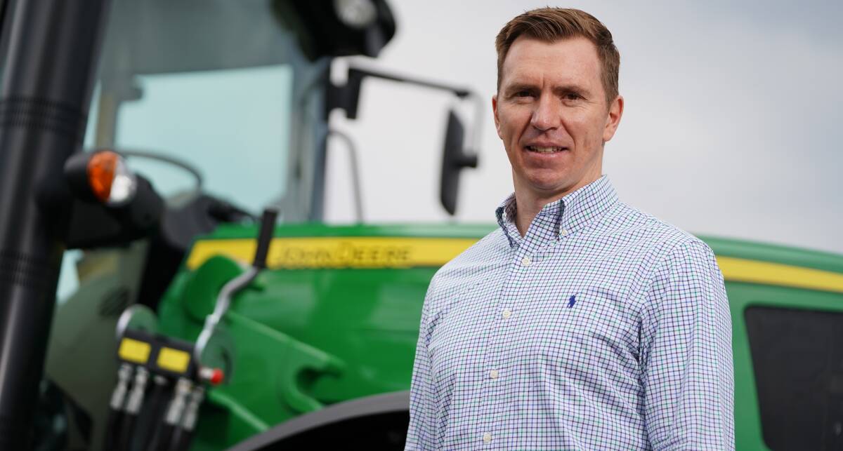 IN SYNC: John Deere production system manager, Ben Kelly. says a greater number of farmers will be able to take advantage of Machine Sync. 