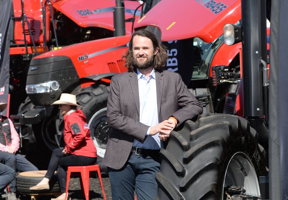 A GOOD CASE: General manager of Case IH for Australia and New Zealand Pete McCann said farm machinery was flowing into Australia despite issues at container ports. 