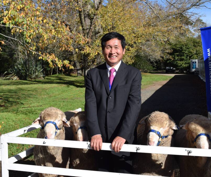SHOW OF CONFIDENCE: Chinese wool magnate, Qingnan Wen, has shown his confidence in Australian wool and food production by buying another Victorian farm. 