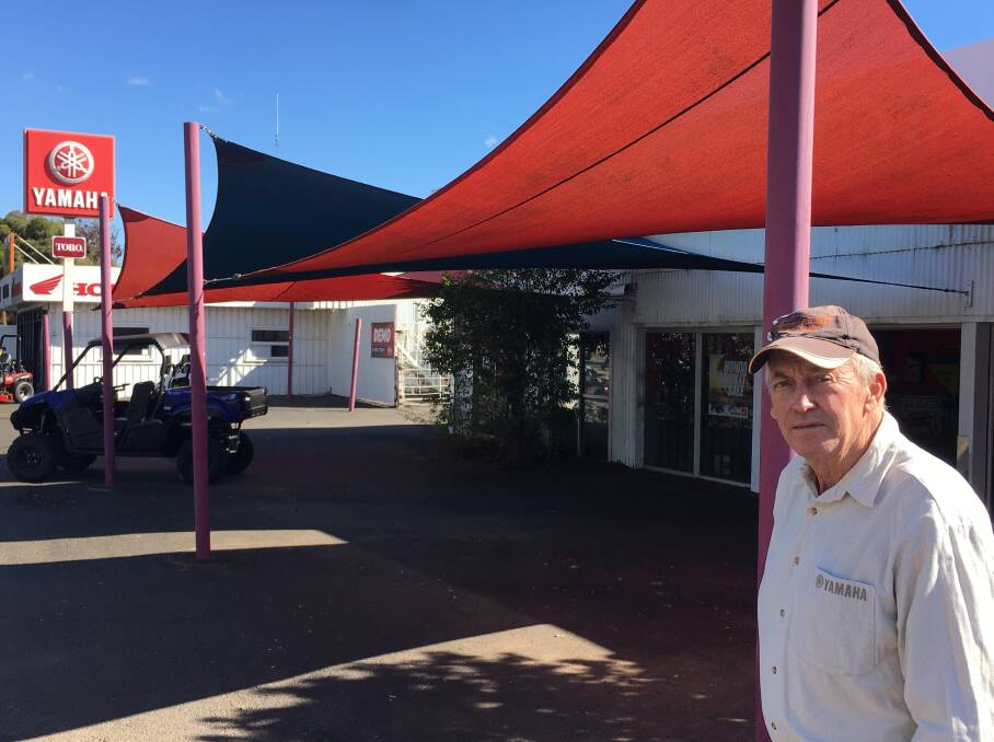 EMPTY FUTURE: Dalby Moto owner, Craig Hartley, has sold out of quad bikes because of panic buying driven by fears the vehicles will soon disappear from the Australian market. 