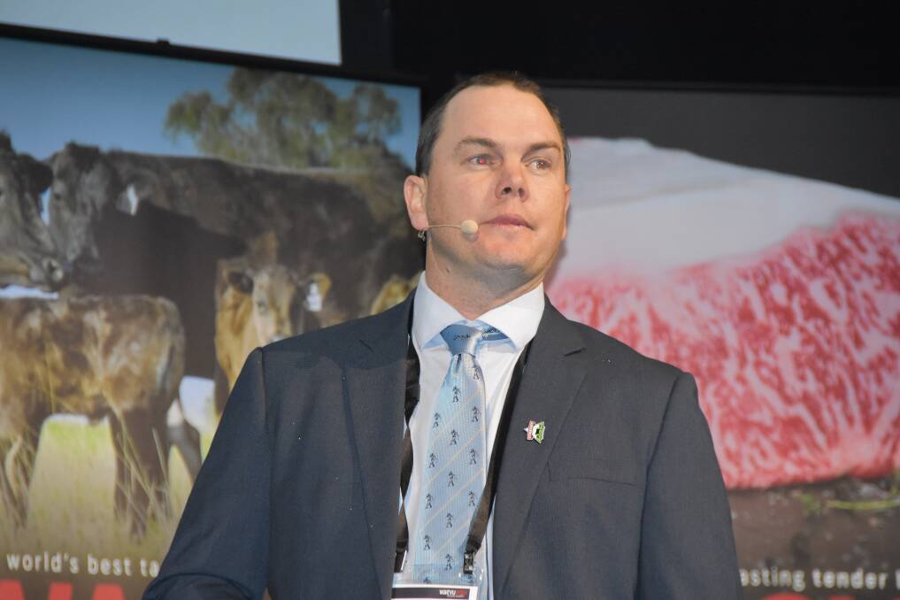 BE PROUD: Steve Martin, Kerwee Feedlot operations manager, said Australian beef producers had adopted world-class animal welfare standards. 