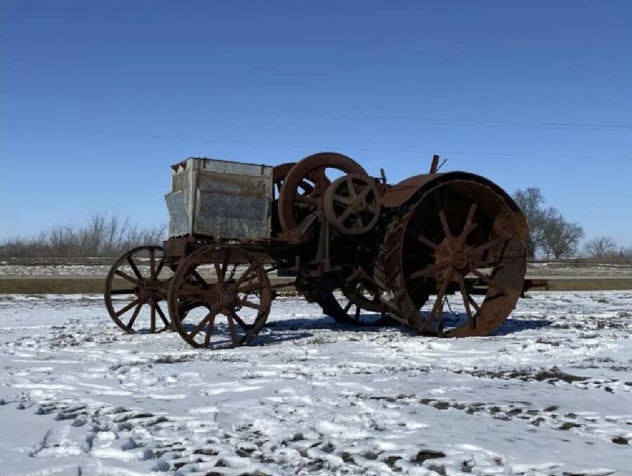 OUT IN THE COLD?: The planned upcoming auction of this International Titan D 20 horsepower tractor in the United States has caused concern among Australian vintage tractor collectors. 