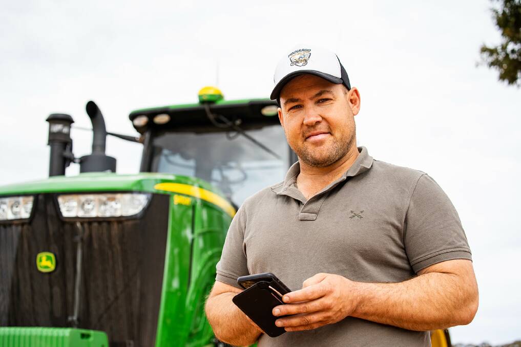 STAYING CONNECTED: John Deere Connected Support was vital when Westgrow's Nick Westphalen received his new John Deere 9470RT tractor this year.
