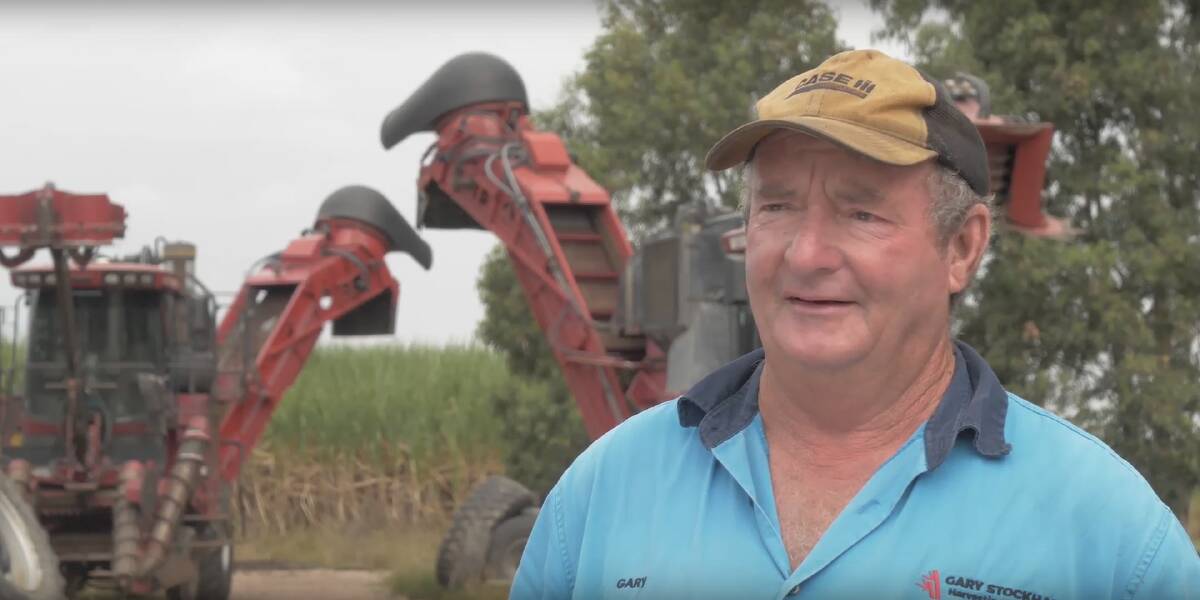 HAPPY CAMPER: North Queensland cane farmer Gary Stockham says he is looking forward to taking delivery of his family's 21st Austoft harvester. 