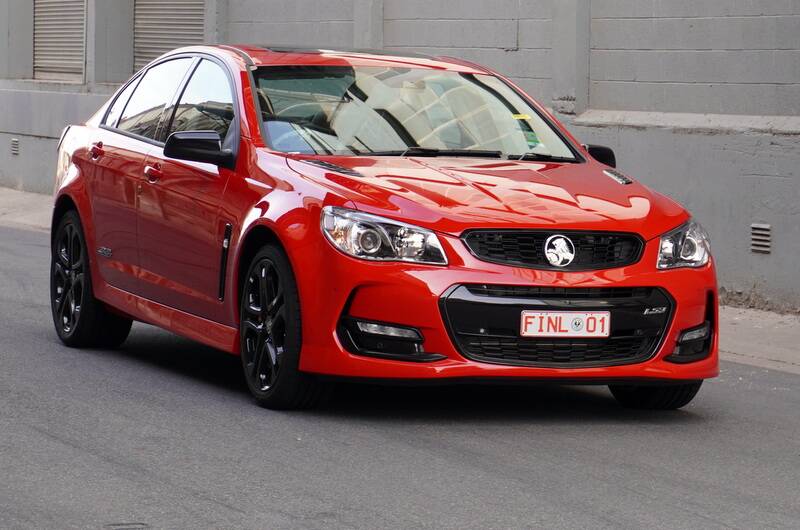 RED FEVER: The last Holden car to roll off the Australia factory floor sold for $750,000 at the weekend. 