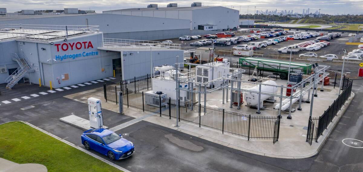 LOOKING AT THE FUTURE?: Toyota has opened a new commercial hydrogen production and refuelling plant in Melbourne to demonstrate the potential of hydrogen-powered vehicles in Australia. 
