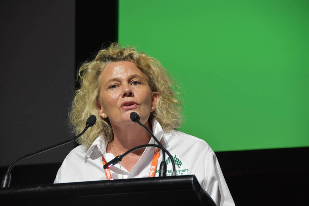 STICK TOGETHER: NFF president, Fiona Simson, says farmers and the rest of the food and fibre supply chain need to have a united front in selling agriculture's message to the public. Industries need to support each other.    