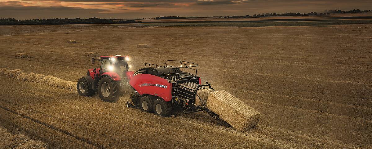 TIED IN KNOTS: Case IH has intoduced the new TwinePro knotting system on its LB4XL big square balers. 