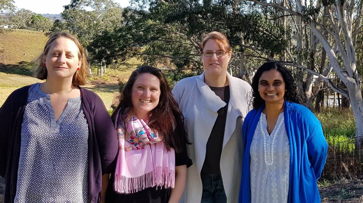 BRD VACCINE SEARCH: The all-female team from Sydney University, Auriol Purdie, Hannah Pooley (postdoctural researcher), Karren Plain and Kumudika de Silva have been granted $1 million to find a novel new vaccine against BRD. 