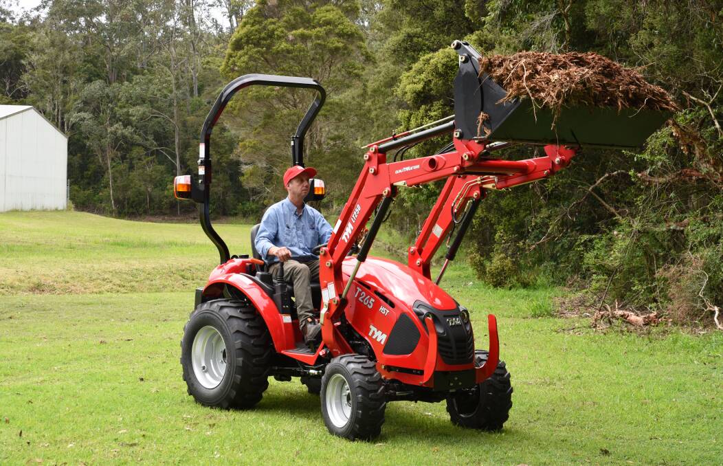 POCKET ROCKET: Distributor of TYM tractors in Australia, Inlon, says the new T265 model tractor has plenty of grunt. 